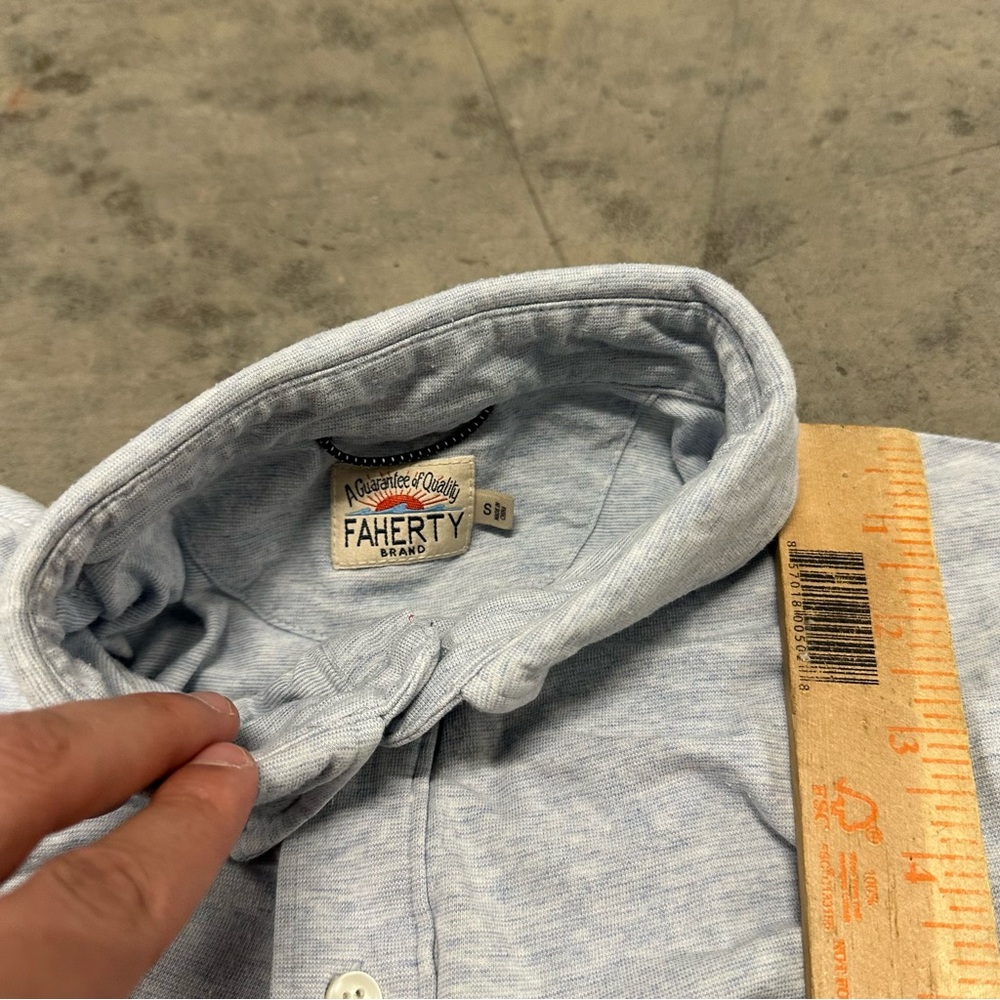 Faherty Isle Blue Polo Size Small - Picture 6 of 8